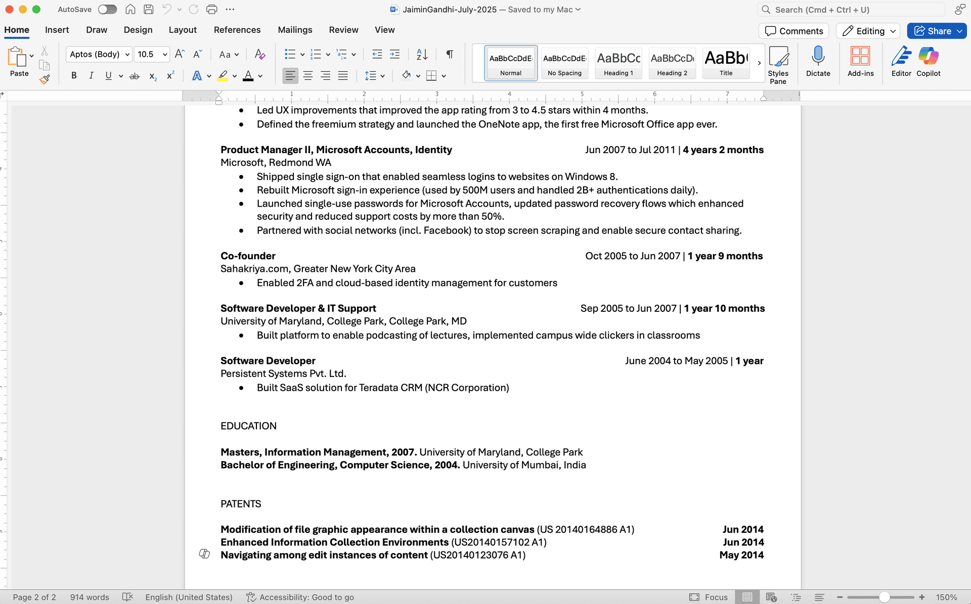 Word document screenshot